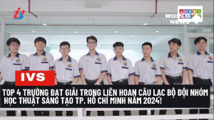 IVS Top 4 trường đạt giải trong Liên hoan Câu lạc bộ Đội Nhóm Học thuật Sáng tạo TP. Hồ Chí Minh năm 2024!